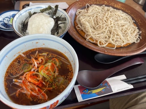 辛つけ蕎麦 3辛