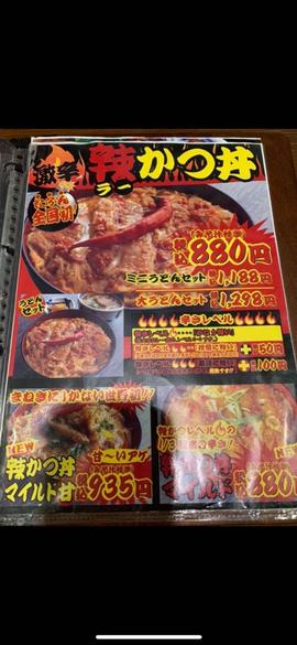 辣かつ丼 辛3