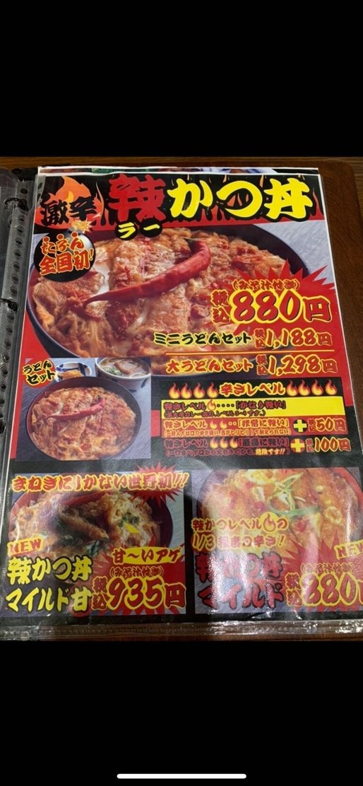 辣かつ丼 辛3