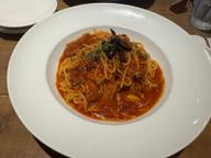 ごろごろニンニクの激辛トマトソースパスタ 激辛