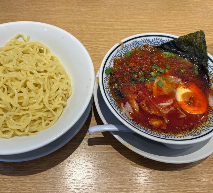 辛肉そばつけ麺 3辛 +3辛