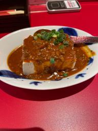 こだわり豆腐の坦々ソース和え