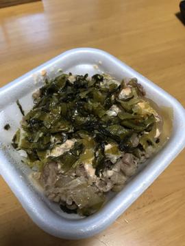 高菜明太マヨ牛丼
