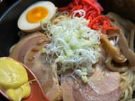 油そば 紅生姜 からしマヨネーズ