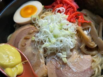 油そば 紅生姜 からしマヨネーズ