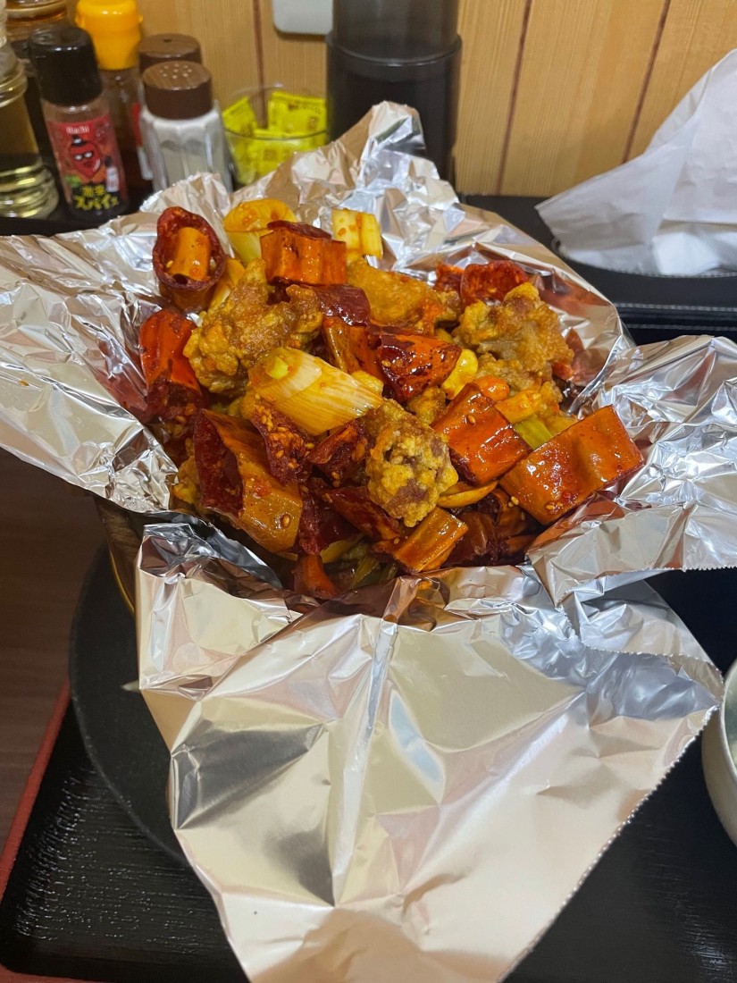 重慶風鶏肉の辛子炒め 🌶️🌶️