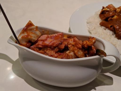 ベーコンエッグ野菜カレー 100辛