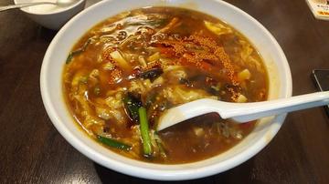 酸辣湯麺 加辣