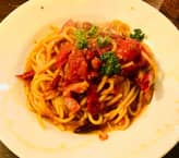 ベーコンアラビアータ 激辛 3辛