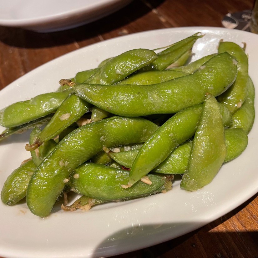 枝豆のペペロンチーノ仕立て