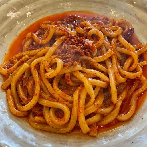 桜海老と唐辛子のペペロンチーノ