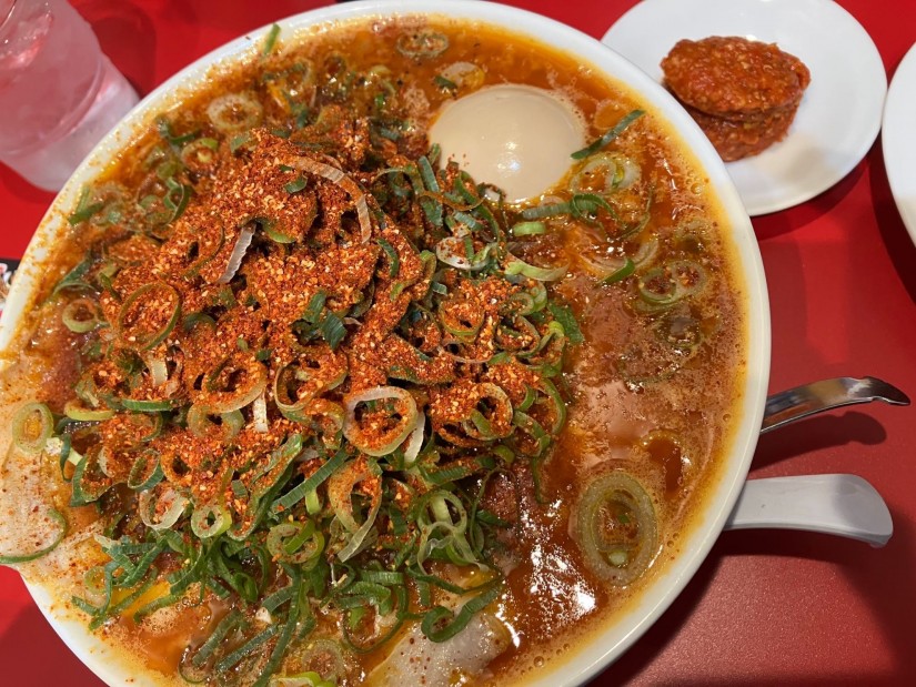 火吹きラーメン 醤油味 大辛