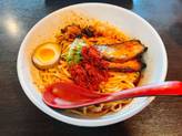 からし麺 自家製揚げ一味を追加 2.5辛
