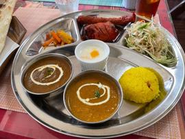 Cセット（マトンカレー&キーマカレー）