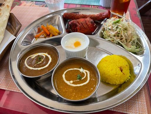 Cセット（マトンカレー&キーマカレー）