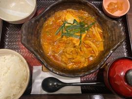 旨辛豚キムチ鍋定食