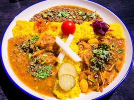 スパイスカレー 3種盛 変更できず