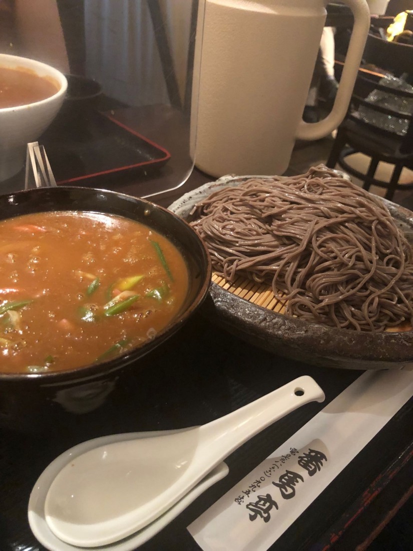 カレーつけ麺 (蕎麦) ちょい辛