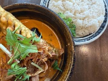 鶏団子とパリパリ揚げゴボウカリー 5.辛口