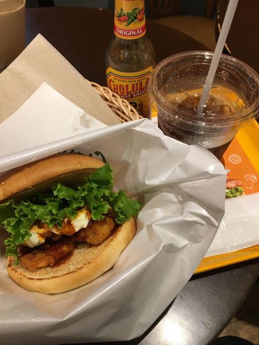 麻辣チリシュリンプバーガー