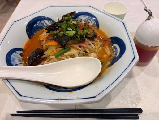 麻婆茄子麻辣湯ちゃんぽん