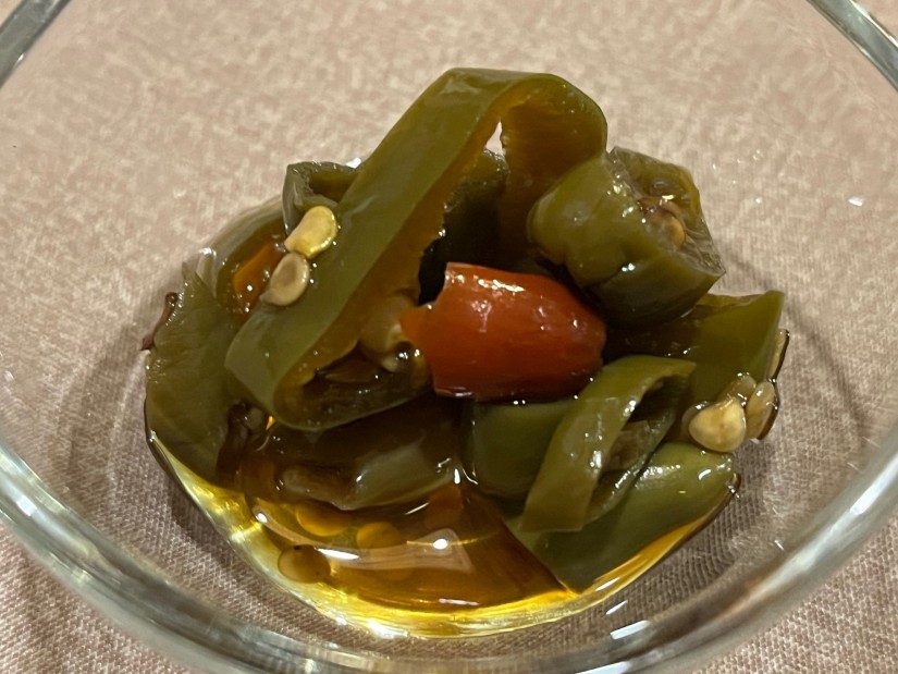 青唐辛子の漬物