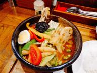 14種野菜と骨付きチキンのスープカレー 10辛