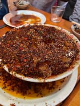 牛肉水煮 お店で一番辛い