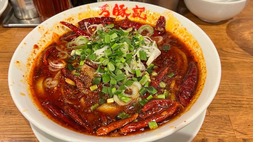 超辣担々麺 激辛で