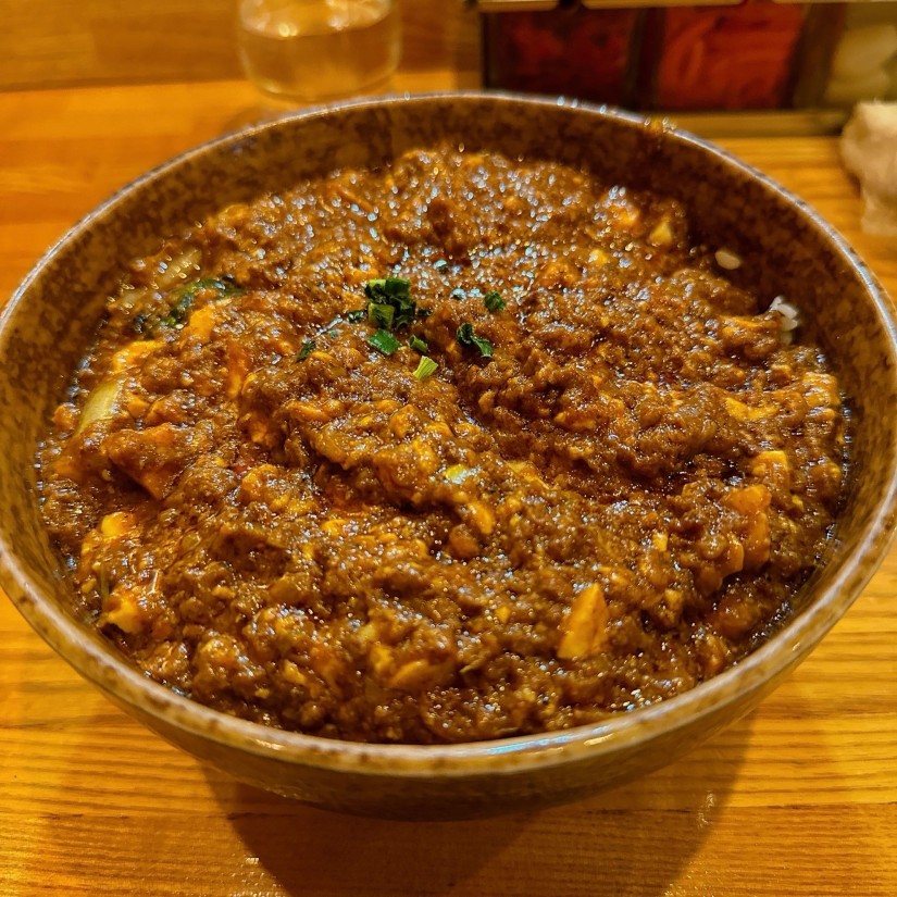 麻婆豆腐カレー丼