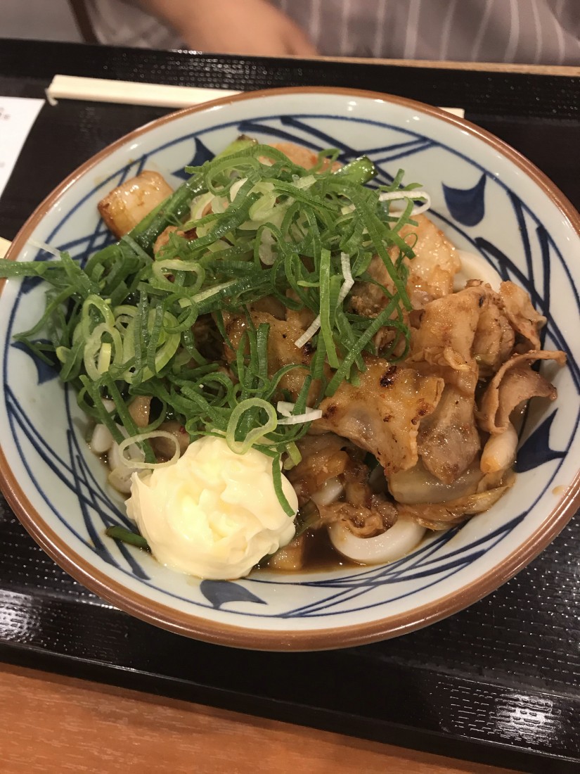 豚キムチぶっかけうどん