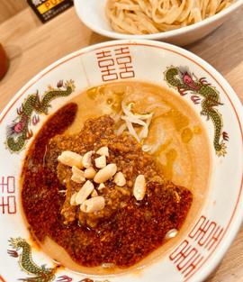 冷やし坦々麺 つけめん 辛くする
