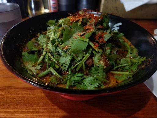 四川風辛味噌ラーメン 赤   辛増し、痺天国