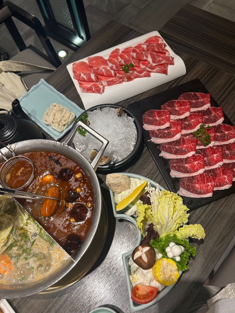 青麻椒肥牛鍋、青花椒麻辣鍋、