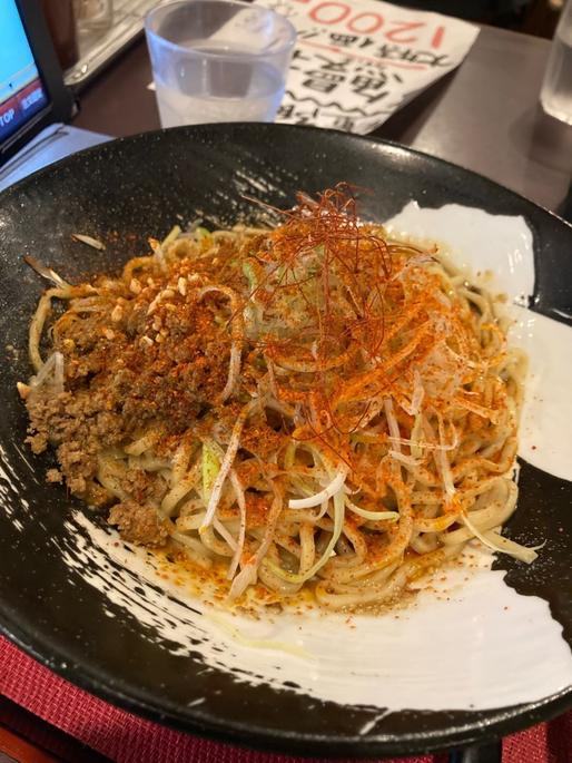 四川汁なし坦々麺 10辛・3シビレ