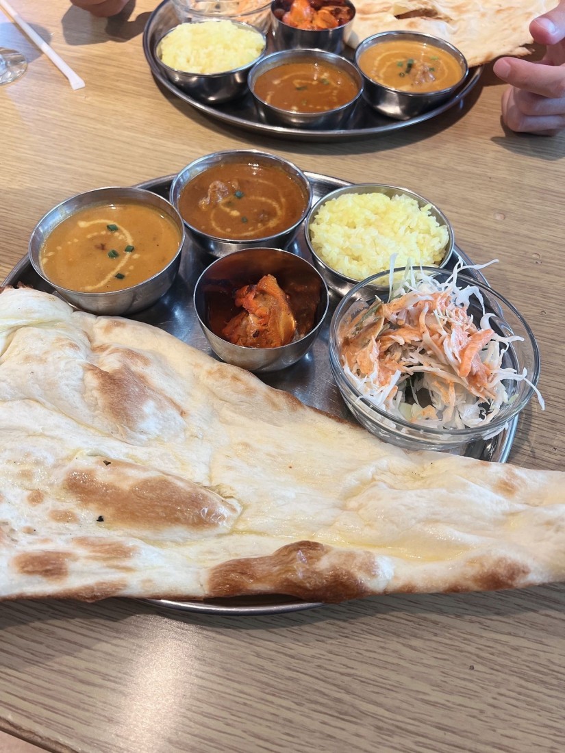 マトンカレー、チキンカレー 2辛