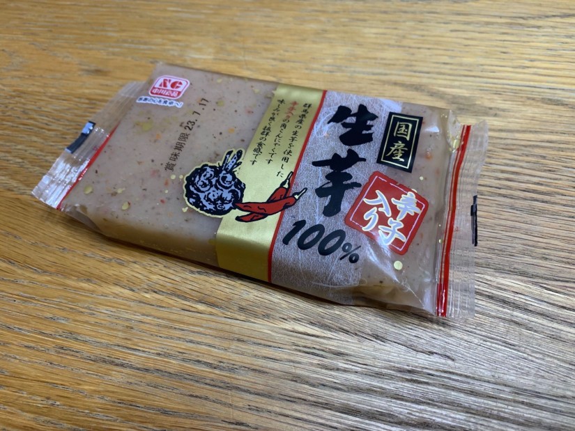 生芋辛子入り角こんにゃく