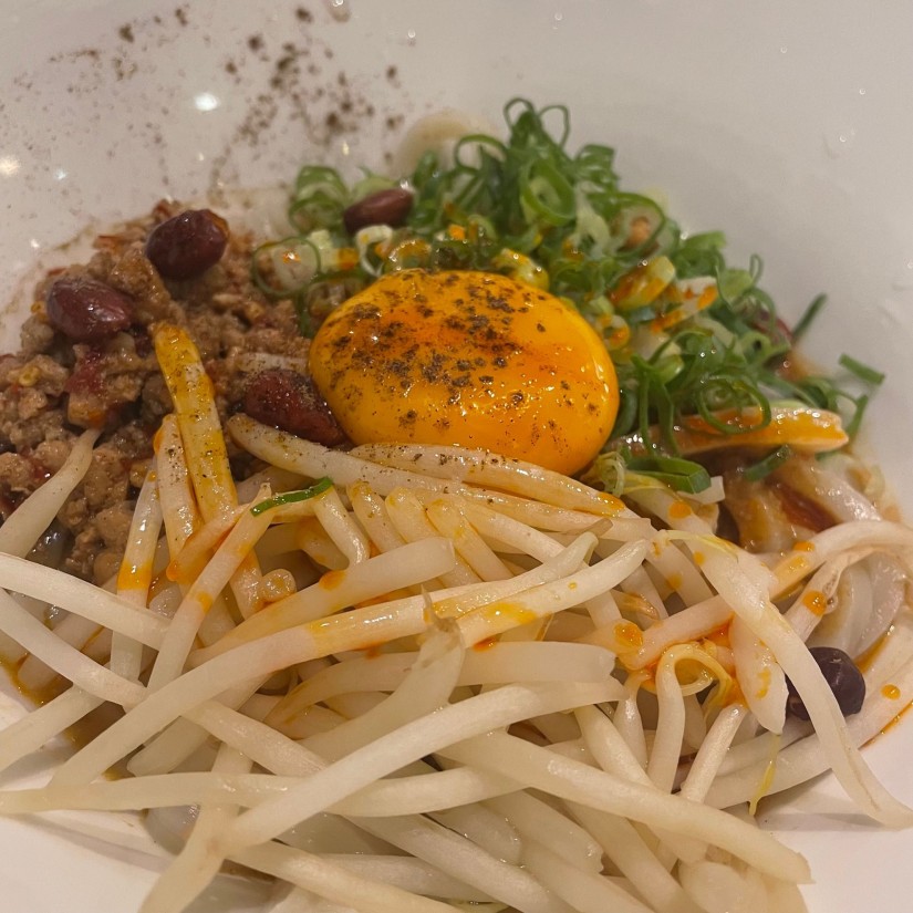 鬼シビレ汁なし坦々うどん