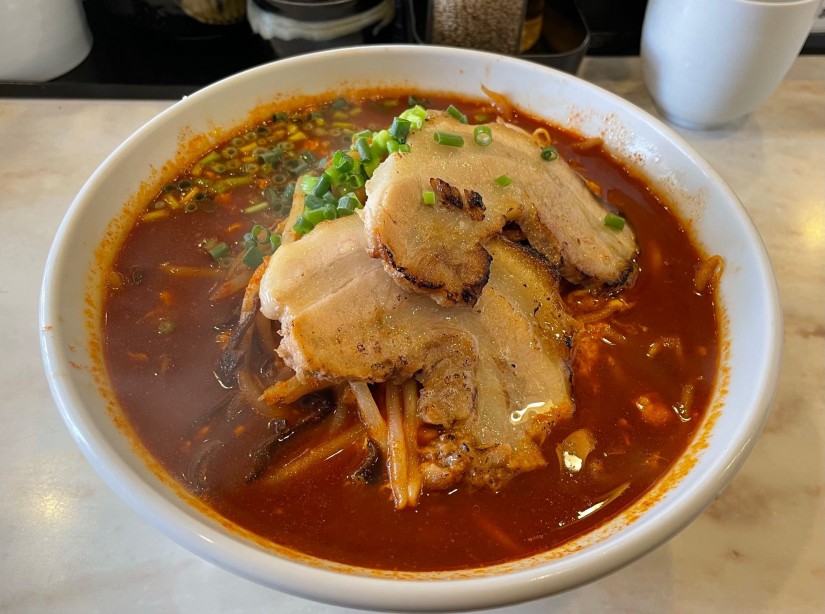 挑戦メニュー激辛ラーメン MAX3辛 超激辛