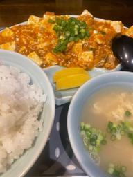 麻婆豆腐定食死神薬味トッピング 死神