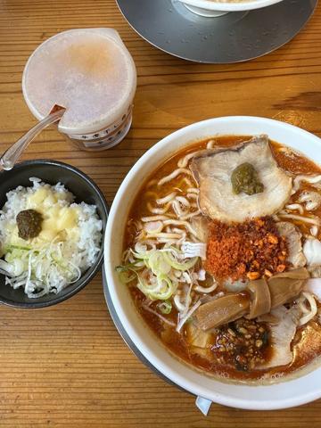 辛い煮干そば