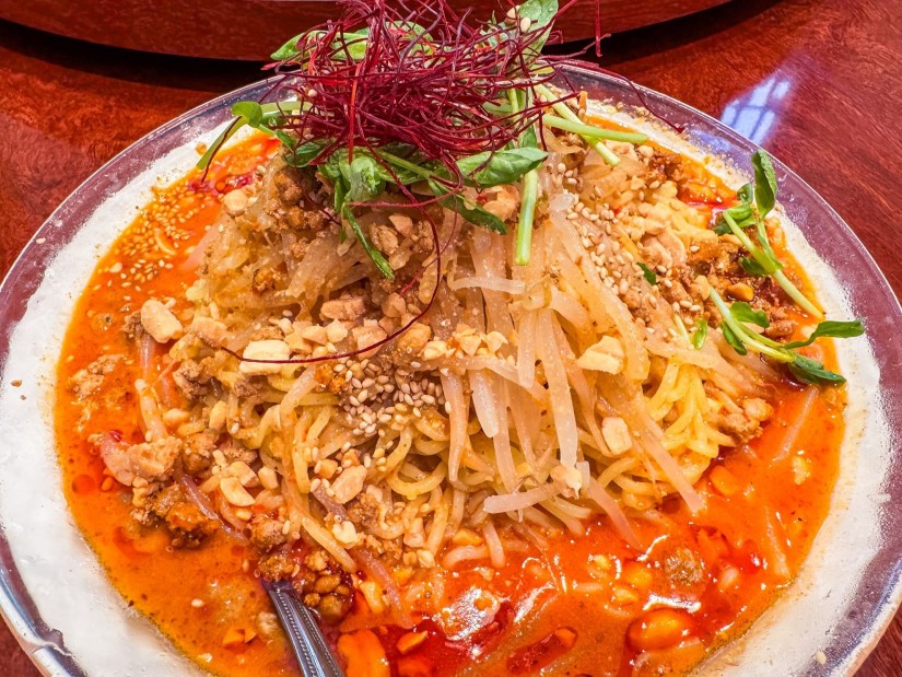 冷やし担々麺 辛くしてとお願い