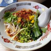 真夏の辛まぜそば  麻辣トンコツ味 出来るだけ辛く