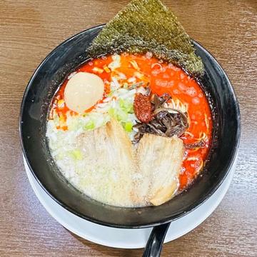 赤とんこつ 玉子トッピング