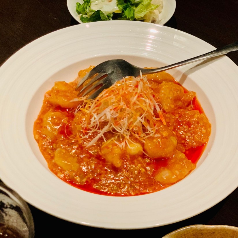 料理長特製 大海老のチリソース