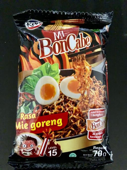Mi BonCabe Mie Goreng Level15 激辛焼きそば ミーゴレン味