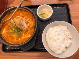 坦々スン豆腐