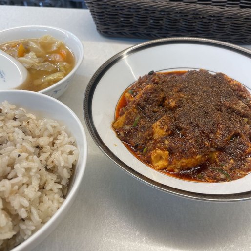 陳麻婆豆腐ランチ(＋激辛)