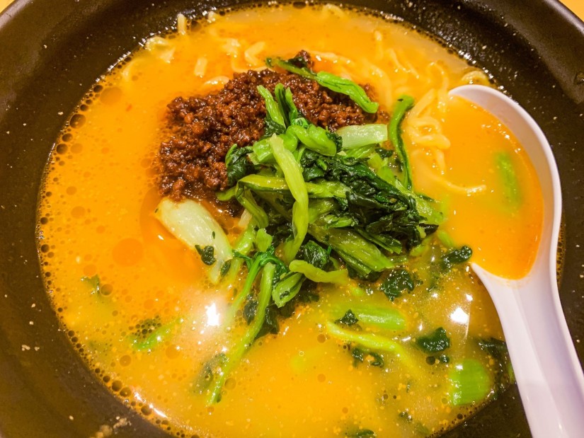 担々麺 (一番辛くと依頼)