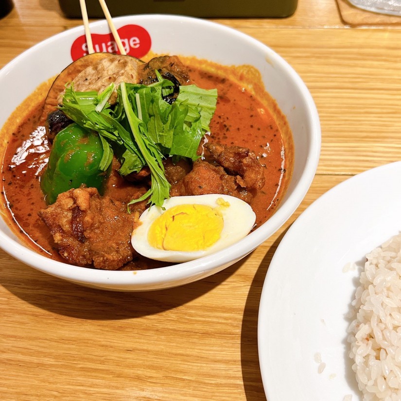 自家製ザンギと野菜カレー 10番